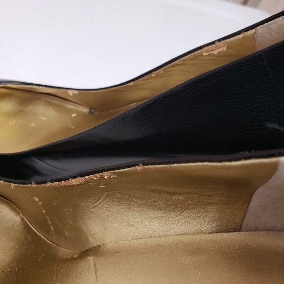 Guess Women’s Black Patent Leather Pointed Toe Stiletto Heels Size 9M PO Excel - Picture 8 of 11
